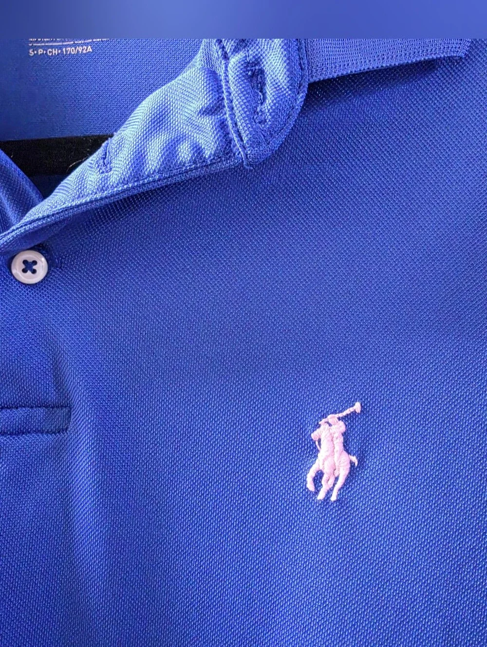 Polo Ralph Lauren Men's Blue Performance Polo Shirt